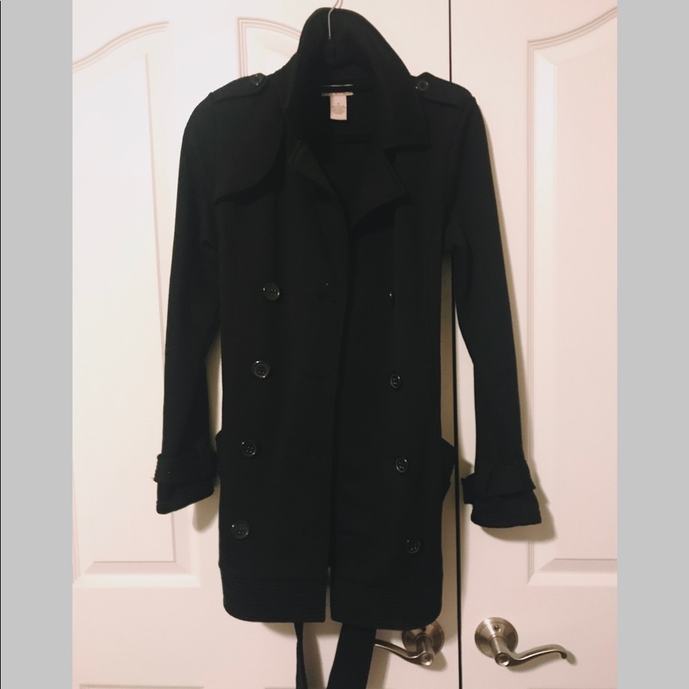 Black Pea Coat